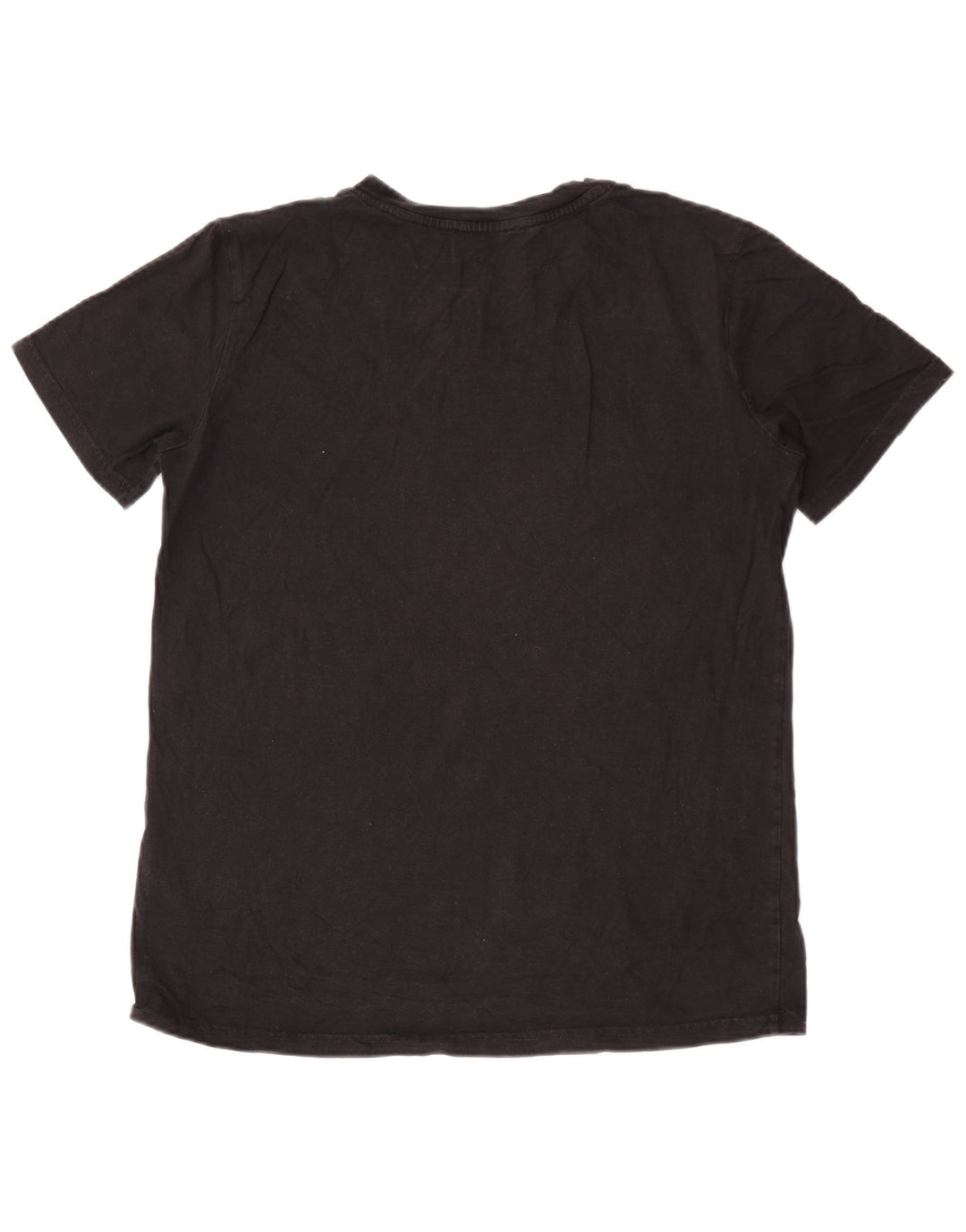 Ανδρικό γραφικό T-Shirt Diesel Top μεγάλο μαύρο βαμβακερό
