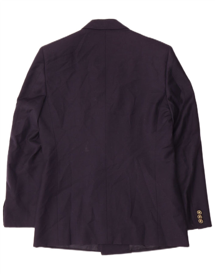 Pierre Cardin Ανδρικό σακάκι με διπλό στήθος IT 46 Small Navy Blue Wool