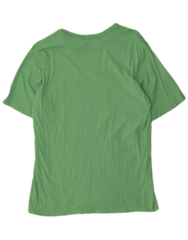 Ανδρικό T-Shirt Champion Graphic Top 2XL Πράσινο βαμβακερό