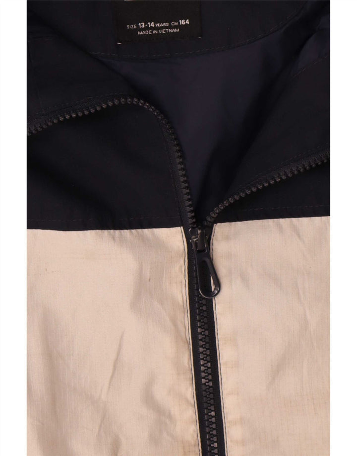 Zara Boys Hooded Bomber Jacket 13-14 Years Πολύχρωμο Colourblock