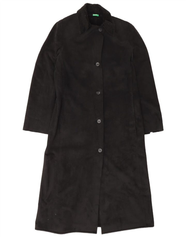 Γυναικείο παλτό Benetton UK 14 Medium Black