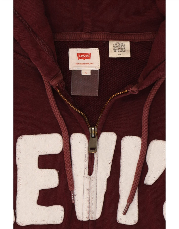 Ανδρικό πουλόβερ με κουκούλα με φερμουάρ LEVI'S μεγάλο βαμβάκι