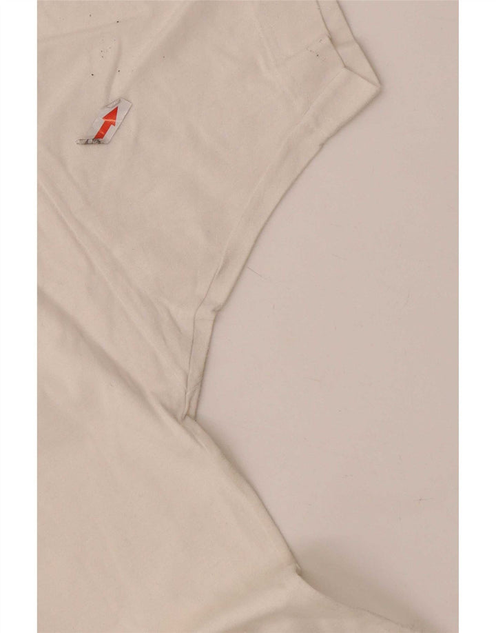 Sergio Tacchini Ανδρικό Πόλο Μπλουζάκι Μεσαίο Λευκό Γεωμετρικό