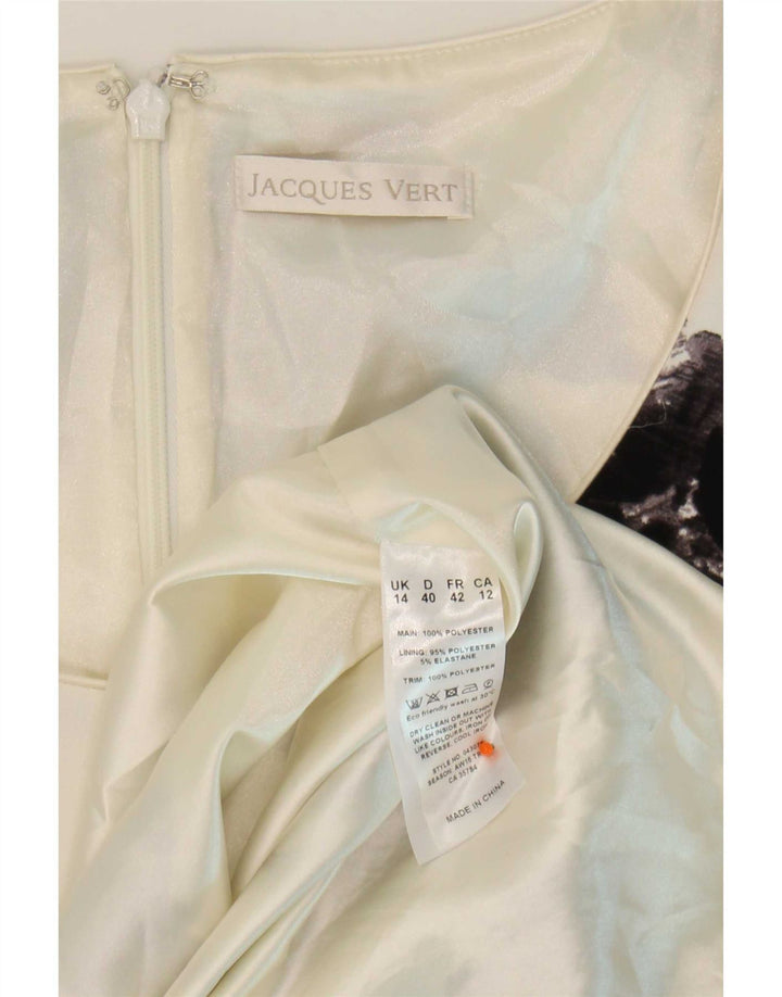 Γυναικείο φόρεμα Jacques Vert UK 14 Large White Floral Polyester