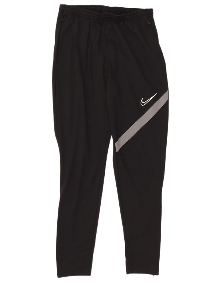 Ανδρικές φόρμες Nike Dri Fit Παντελόνια μεσαίου μαύρου χρώματος πολυεστέρας
