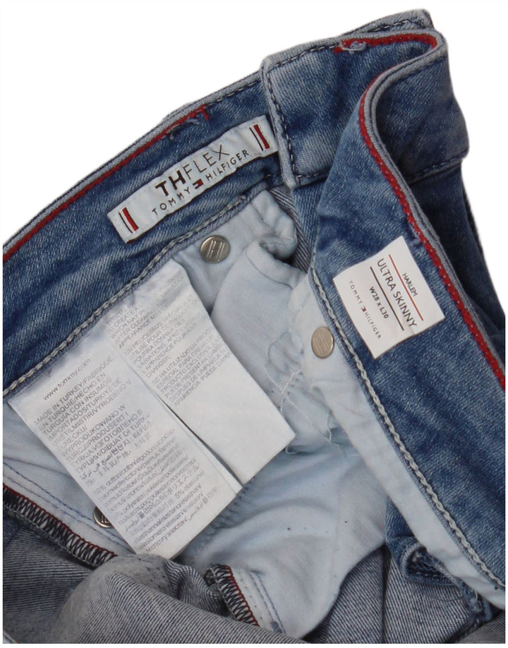 TOMMY HILFIGER Γυναικεία Harlem Skinny Jeans W28 L30 Μπλε βαμβακερό