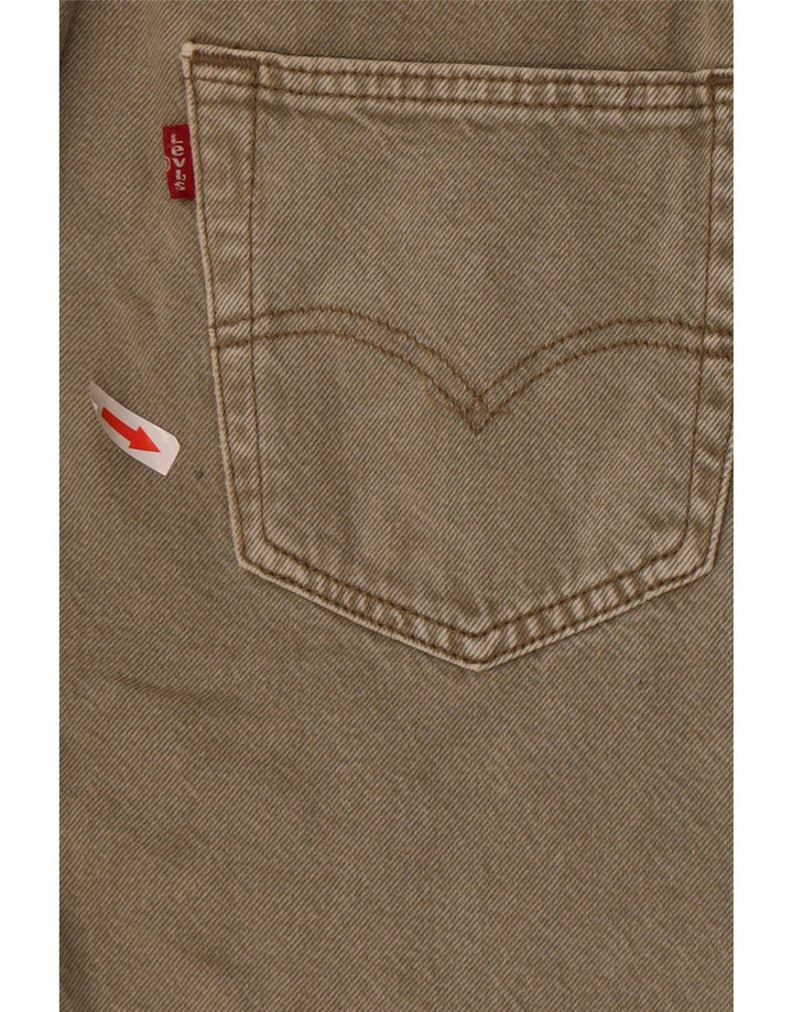 Ανδρικό τζιν σορτς Levi's 501 W28 Μικρό Χακί Βαμβακερό