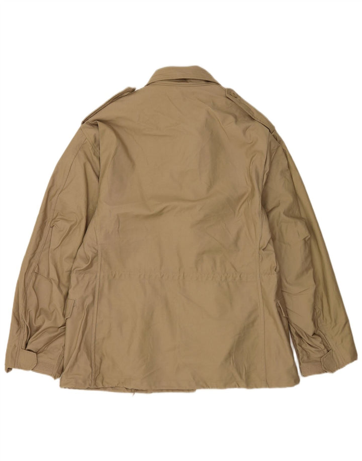 Vintage Ανδρικό Military Jacket UK 38 Medium Beige Nylon