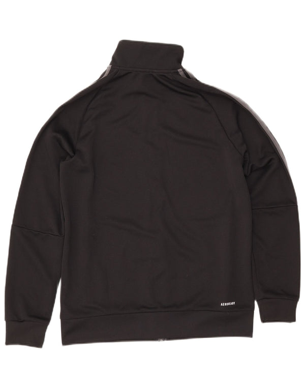 Top μπουφάν ADIDAS Boys Primegreen αθλητική φόρμα 13-14 ετών μαύρο πολυεστέρα