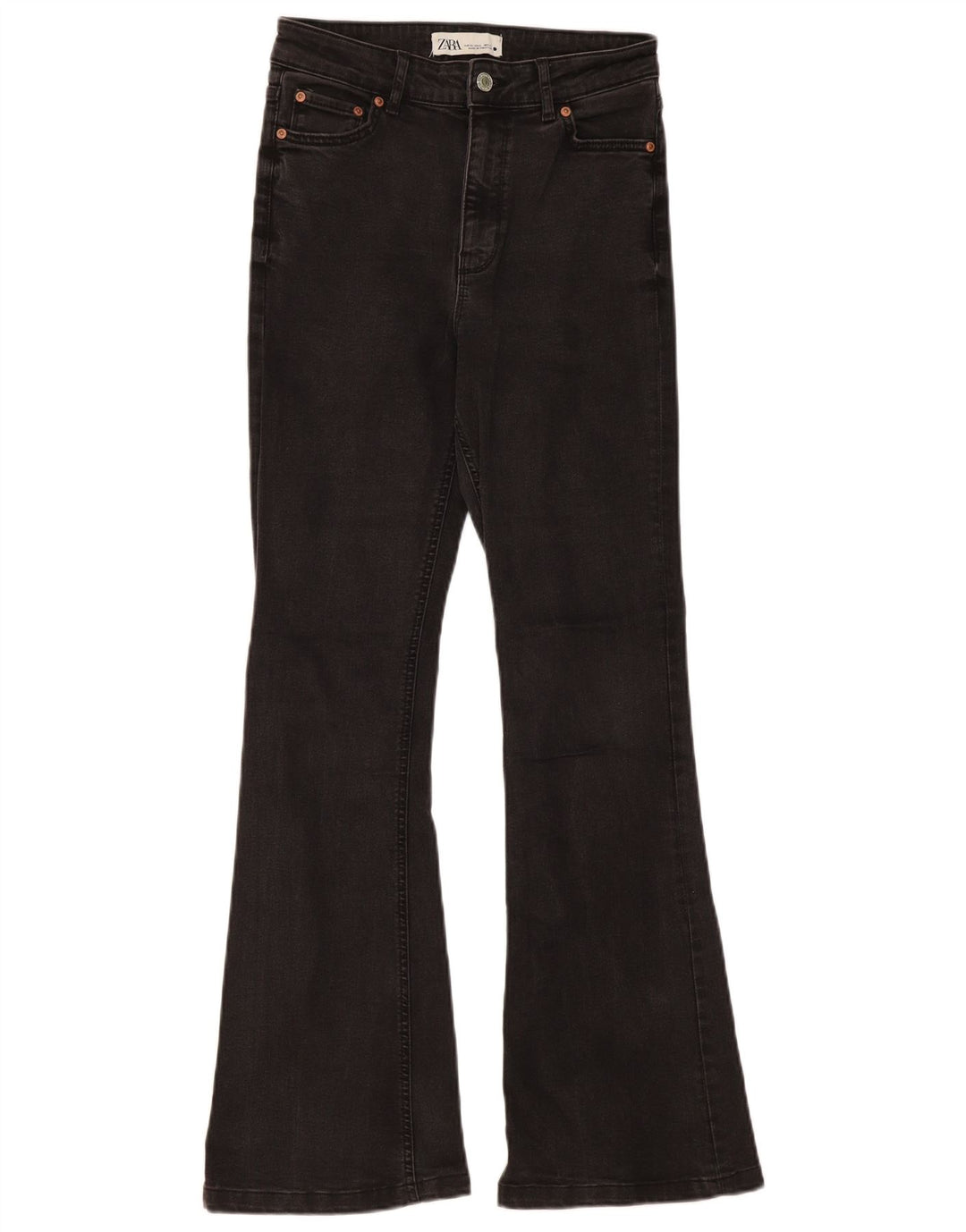 Zara Γυναικείο τζιν EU 38 Small W28 L31 Μαύρο βαμβακερό