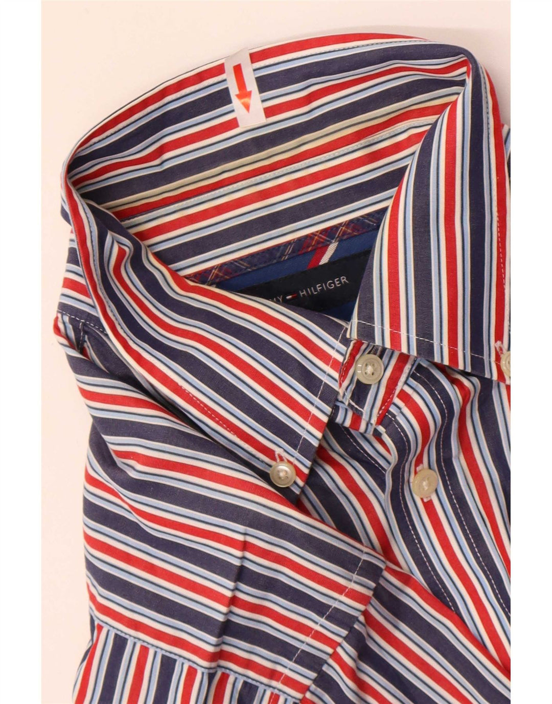 Ανδρικό πουκάμισο Tommy Hilfiger Βαμβακερό μεσαίο πολύχρωμο ρίγες
