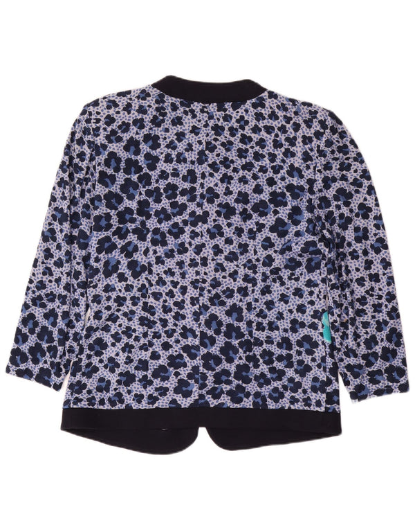 PIERRE CARDIN Γυναικείο μπουφάν μπλέιζερ με 3/4 μανίκια EU 48 2XL Blue Floral