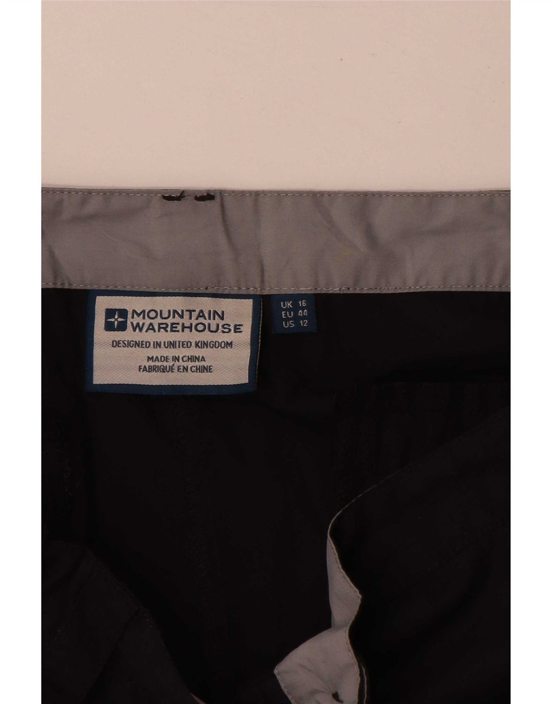 Mountain Warehouse Γυναικείο Σορτς Cargo UK 16 Large W34 Μαύρο Πολυεστέρα
