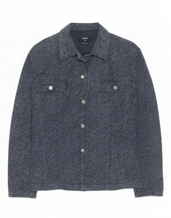 Jocavi Γυναικείο Stretch Τζιν μπουφάν EU 38 Medium Navy Blue Paisley Cotton