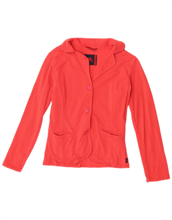 Kappa Γυναικείο μπουφάν blazer UK 10 Small κόκκινο βαμβακερό
