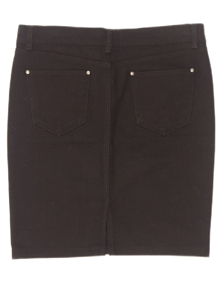 Zara Γυναικεία Τζιν Φούστα Μεγάλη W30 Μαύρη