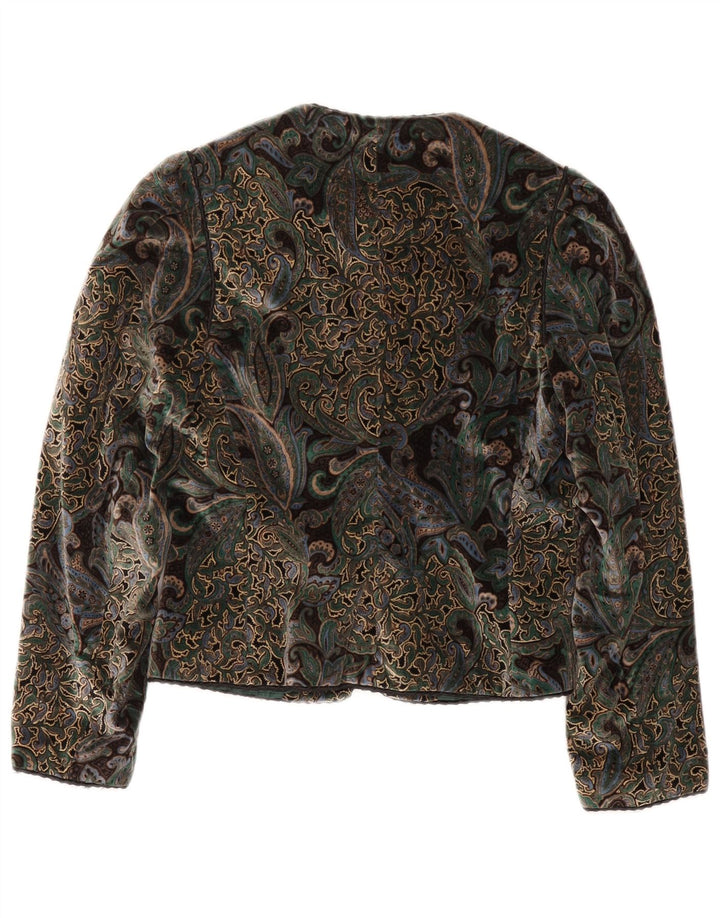 Vintage Γυναικείο Μπουφάν με 5 κουμπιά μπλέιζερ EU 40 Medium πολύχρωμο Paisley