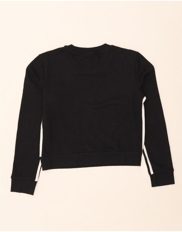 Γυναικεία φούτερ Adidas Crop Jumper UK 8/10 Small Black Cotton