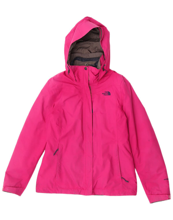 The North Face γυναικείο μπουφάν με κουκούλα αντιανεμικό UK 14 Medium Pink Polyester