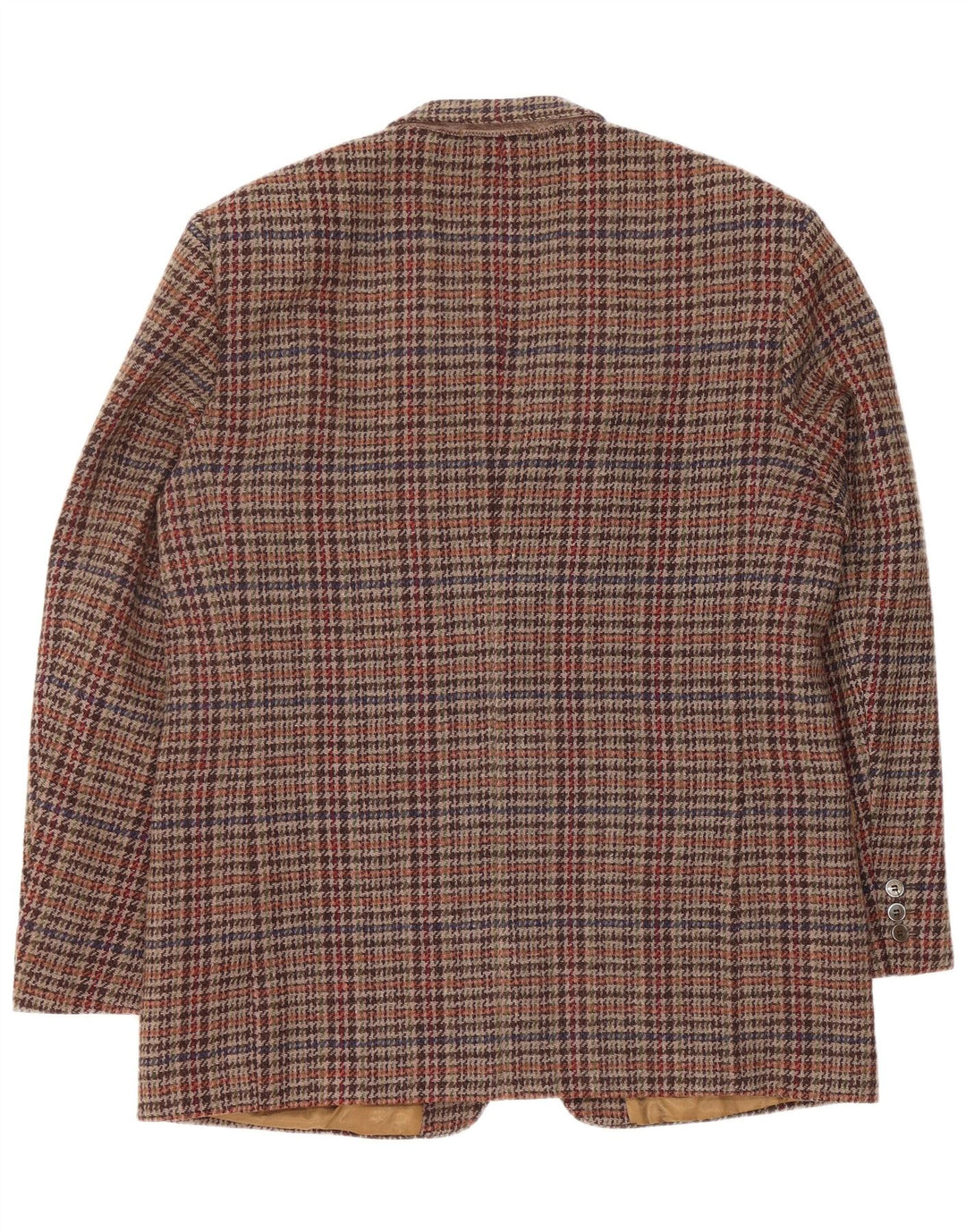 INCOM Mens Uomo 2 Button Blazer Jacket UK 40 Large Brown Houndstooth