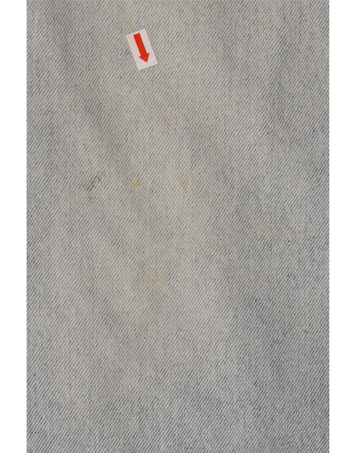 Vintage Ανδρικό ίσιο τζιν W34 L30 Μπλε βαμβακερό