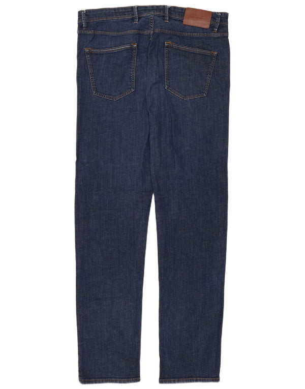 Massimo Dutti Ανδρικά Slim Jeans EU 42 Large W32 L30 Navy Blue