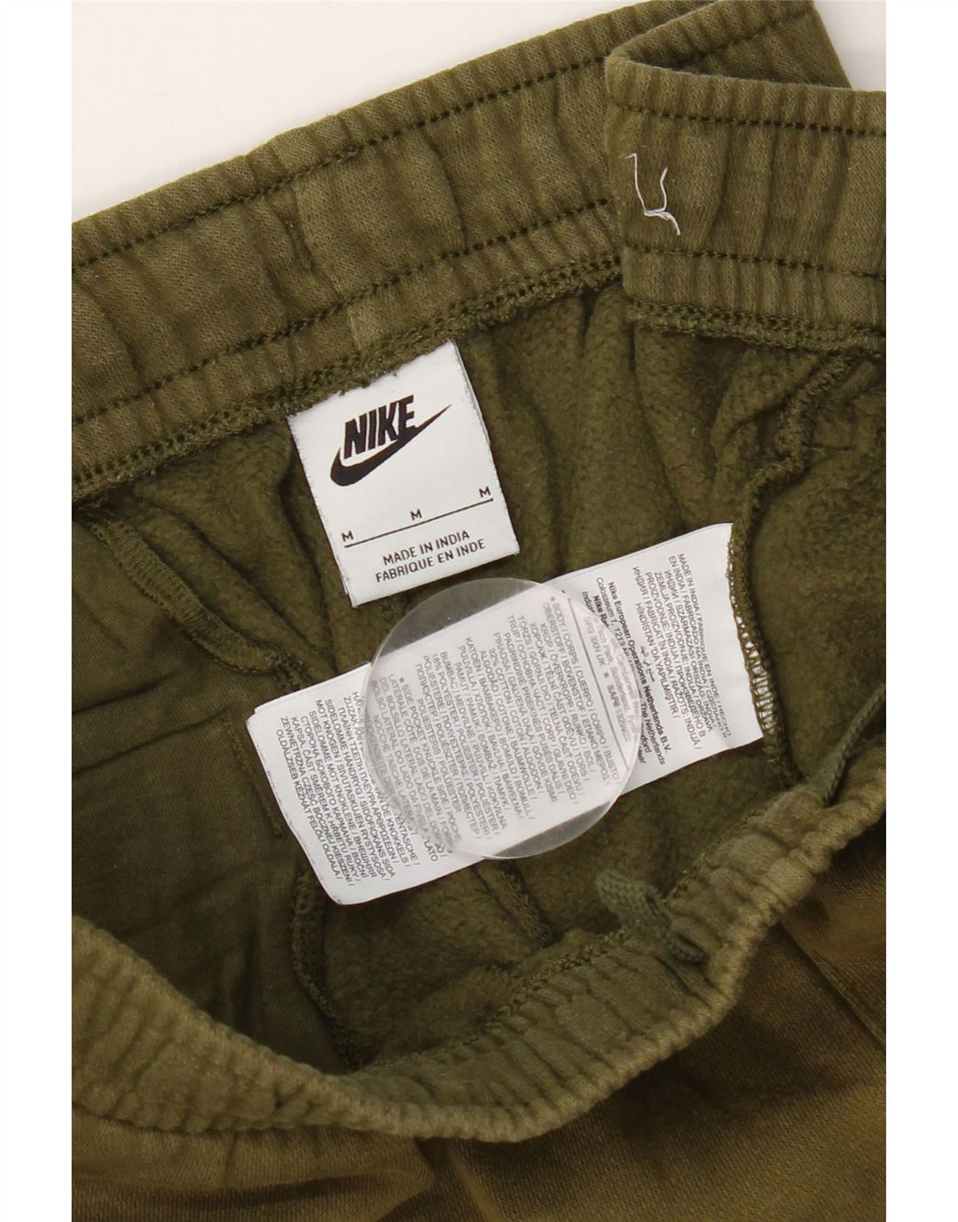 Ανδρική φόρμα Nike Παντελόνι Joggers από μεσαίο χακί βαμβακερό