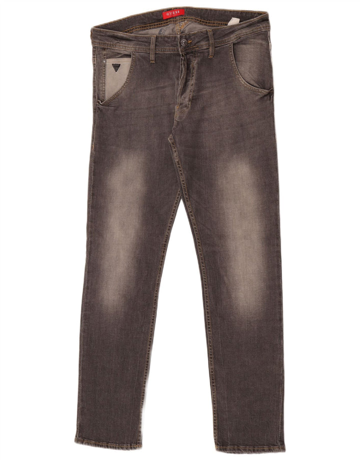 Guess Ανδρικό Slim Jeans W33 L32 Γκρι βαμβακερό