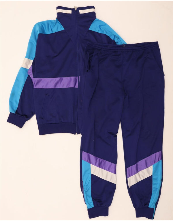 Ανδρική φόρμα Leopard UK 46/48 XL Navy Blue Colorblock Πολυεστέρας