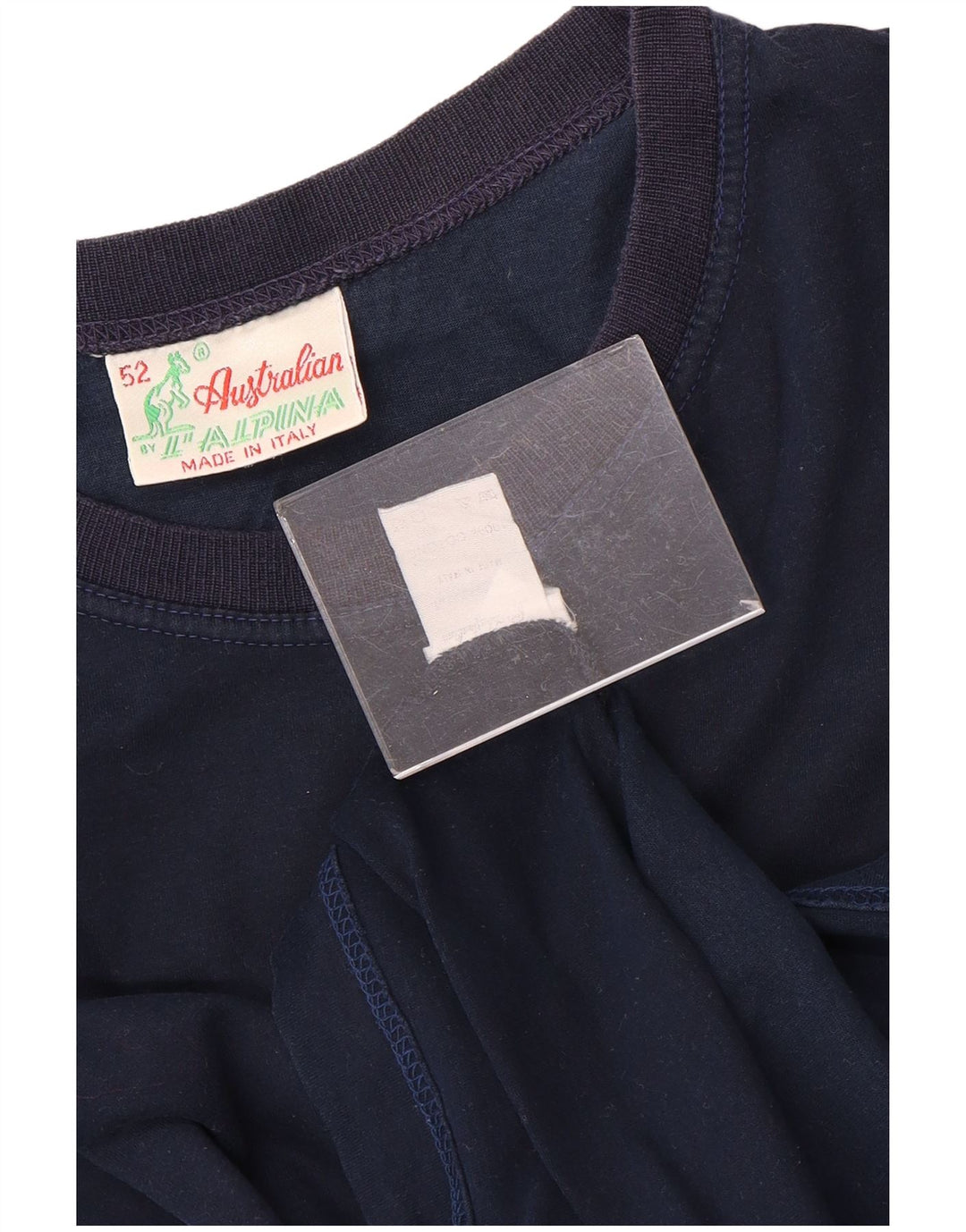 Ανδρικό γραφικό μπλουζάκι AUSTRALIAN L'ALPINA Top IT 52 Μεγάλο μπλε ναυτικό βαμβακερό