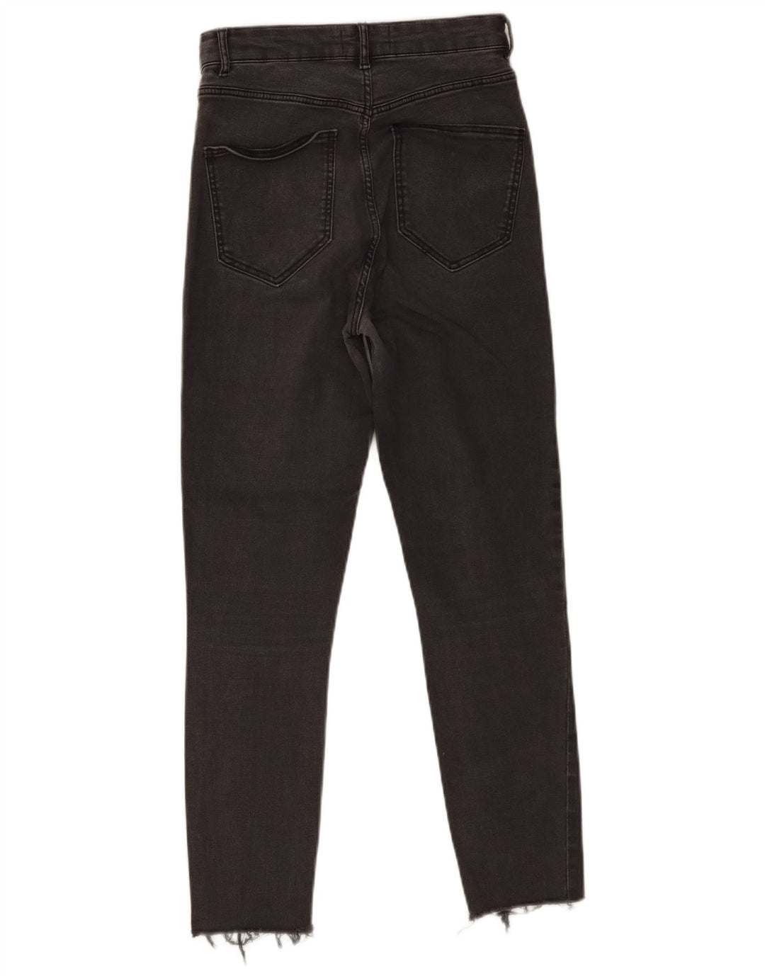 Zara Γυναικείο τζιν με ταλαιπωρία EU 38 Small W28 L25 Γκρι