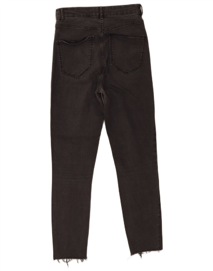 Zara Γυναικείο τζιν με ταλαιπωρία EU 38 Small W28 L25 Γκρι