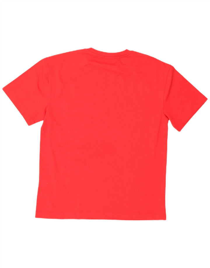 Zara Ανδρικό T-Shirt Top μεγάλο κόκκινο βαμβακερό