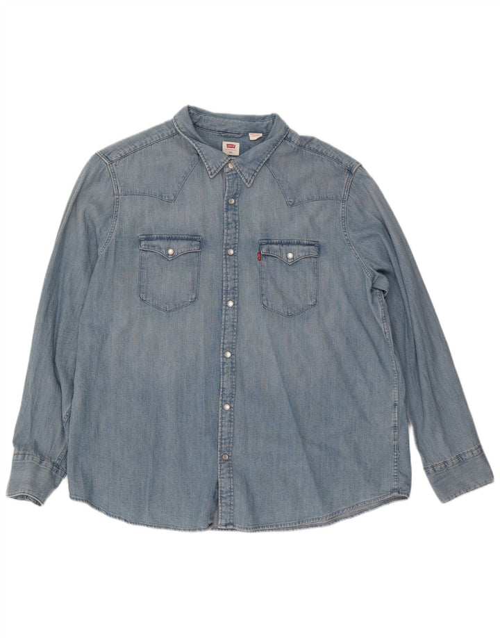Ανδρικό τζιν πουκάμισο Levi's Standard 2XL Μπλε