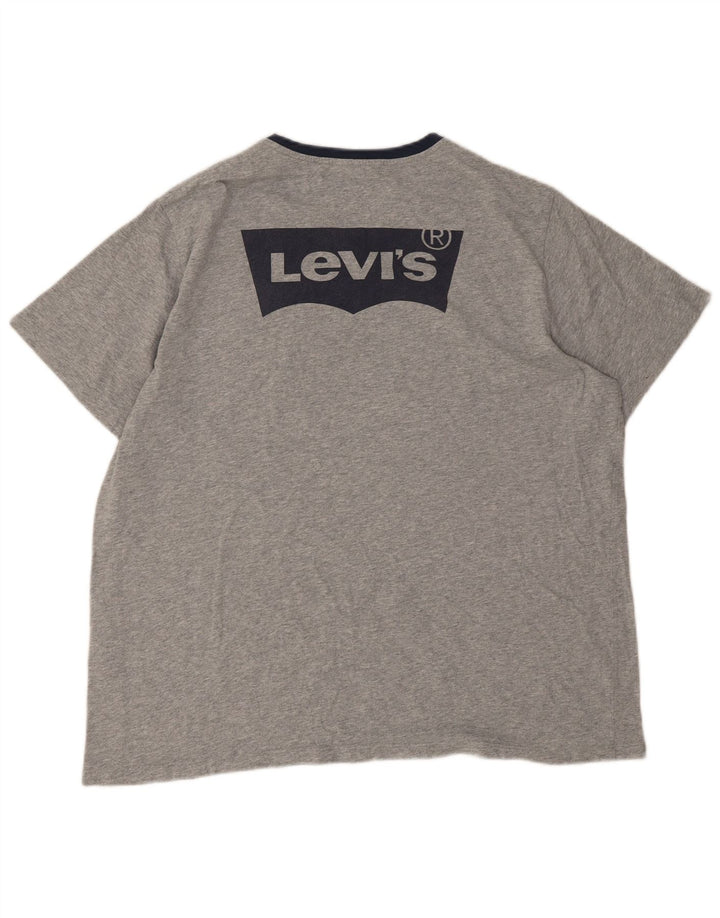 Ανδρικό γραφικό T-Shirt Levi's Top XL Γκρι βαμβακερό
