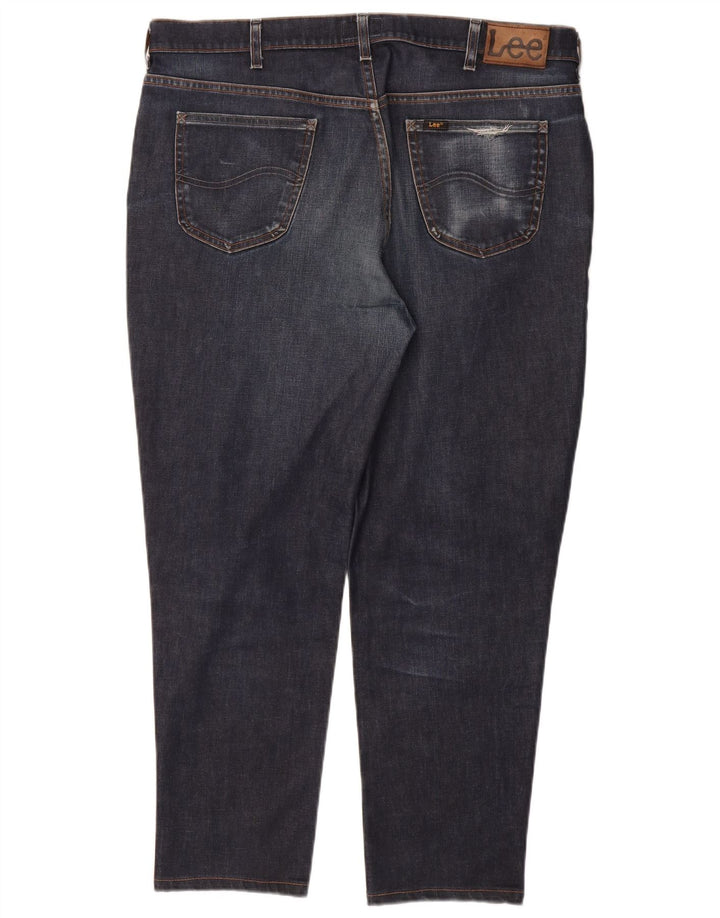 LEE Γυναικεία Chicago Slim Jeans W40 L28 Navy Blue Cotton