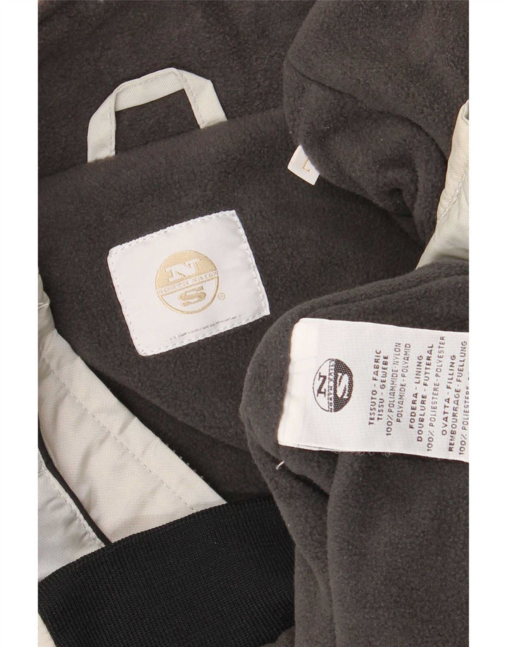Ανδρικό μπουφάν North Sails UK 40 Large Grey Colourblock Polyamide