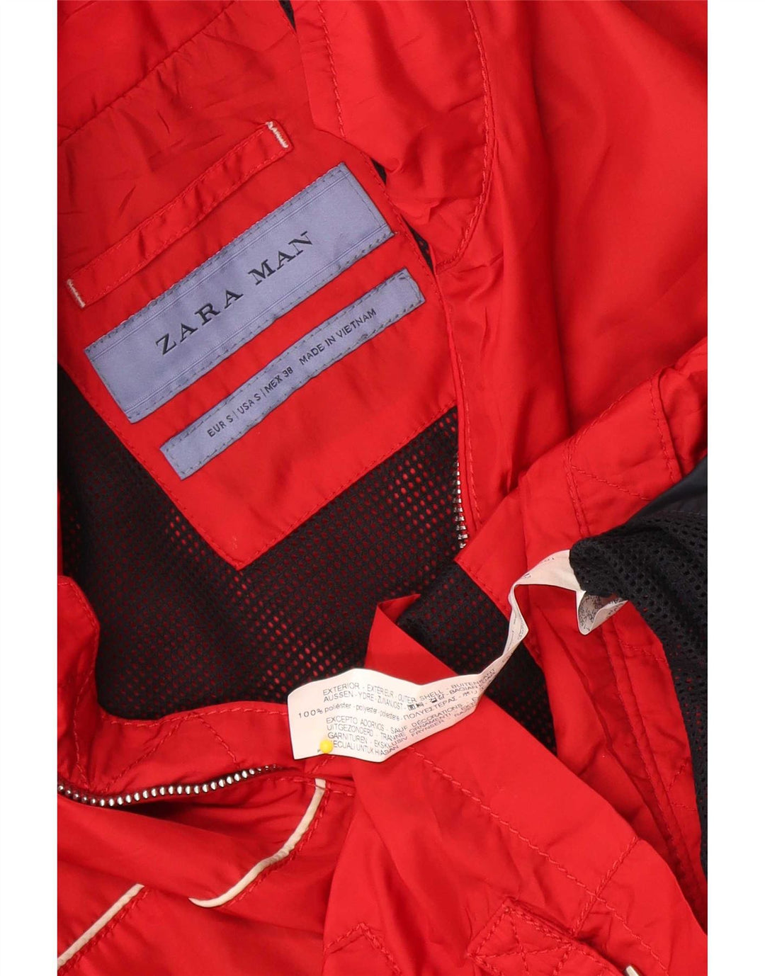 Ανδρική φόρμα Zara Top Jacket Μικρό κόκκινο πολυεστέρα