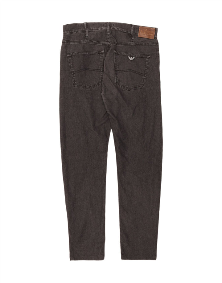Armani Ανδρικό Slim Jeans W33 L29 Μαύρο βαμβακερό