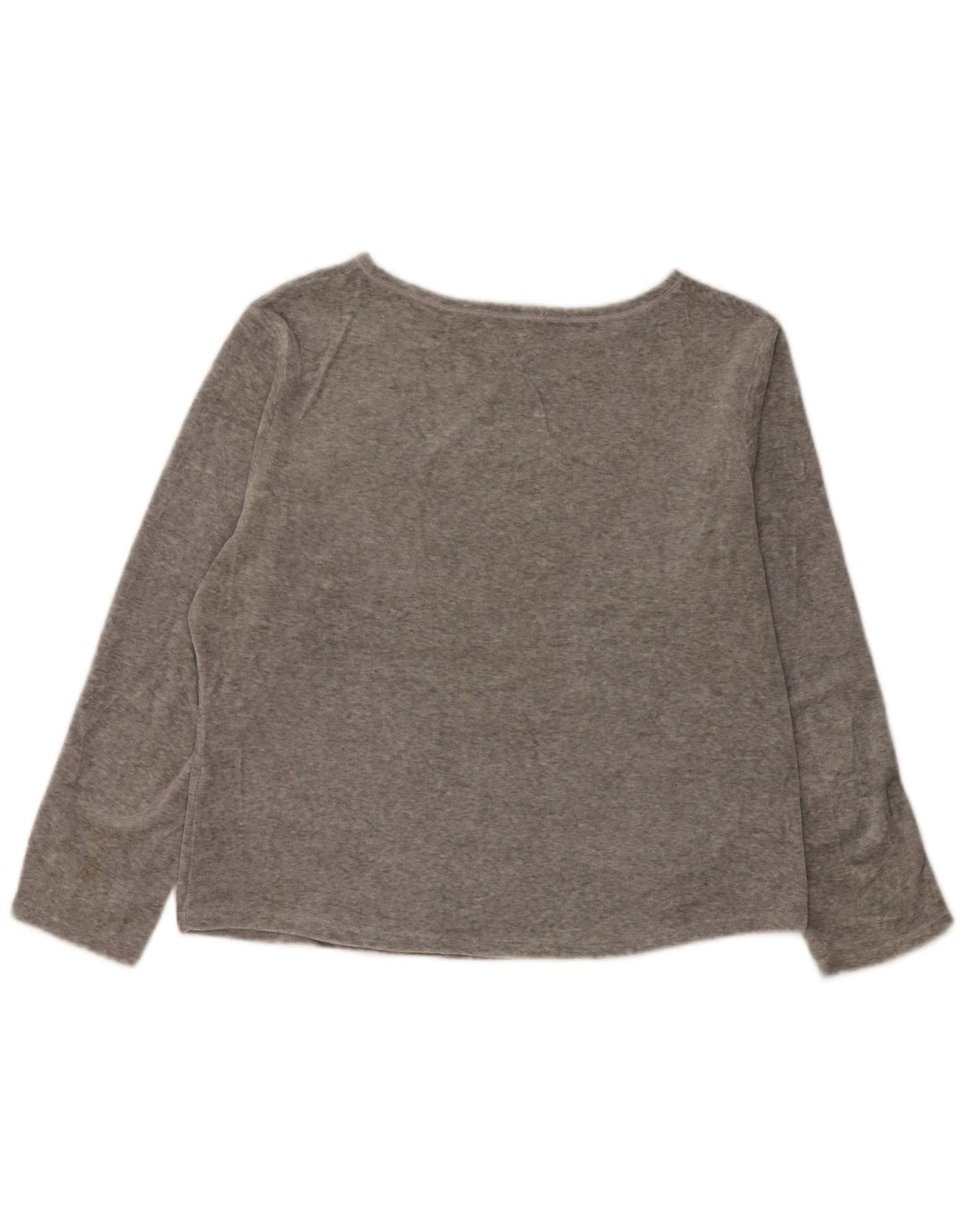 Marks & Spencer Γυναικείο τοπ μακρυμάνικο UK 14 Large Grey Polyester