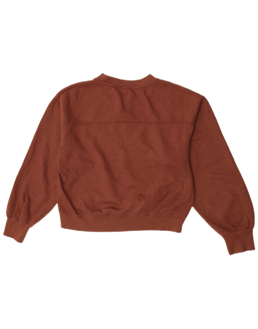 Zara Γυναικεία φούτερ Crop Jumper UK 14 Medium Brown