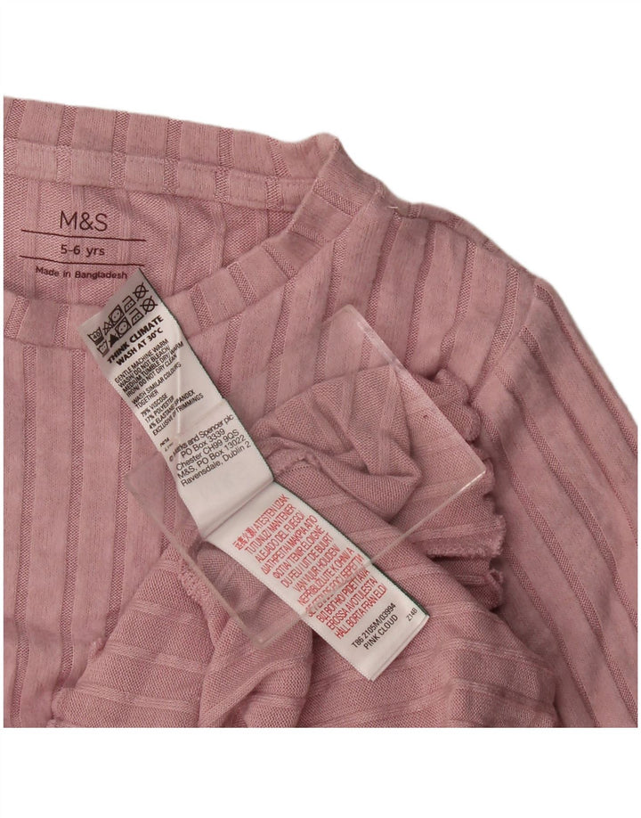 Marks & Spencer Girls Σετ 2 τεμαχίων 5-6 ετών Ροζ βισκόζη