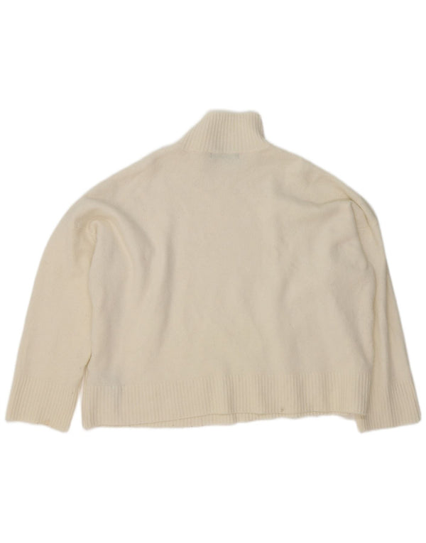 Marks & Spencer Γυναικείο πουλόβερ με λαιμό χελώνα UK 18 XL Μπεζ φλοράλ