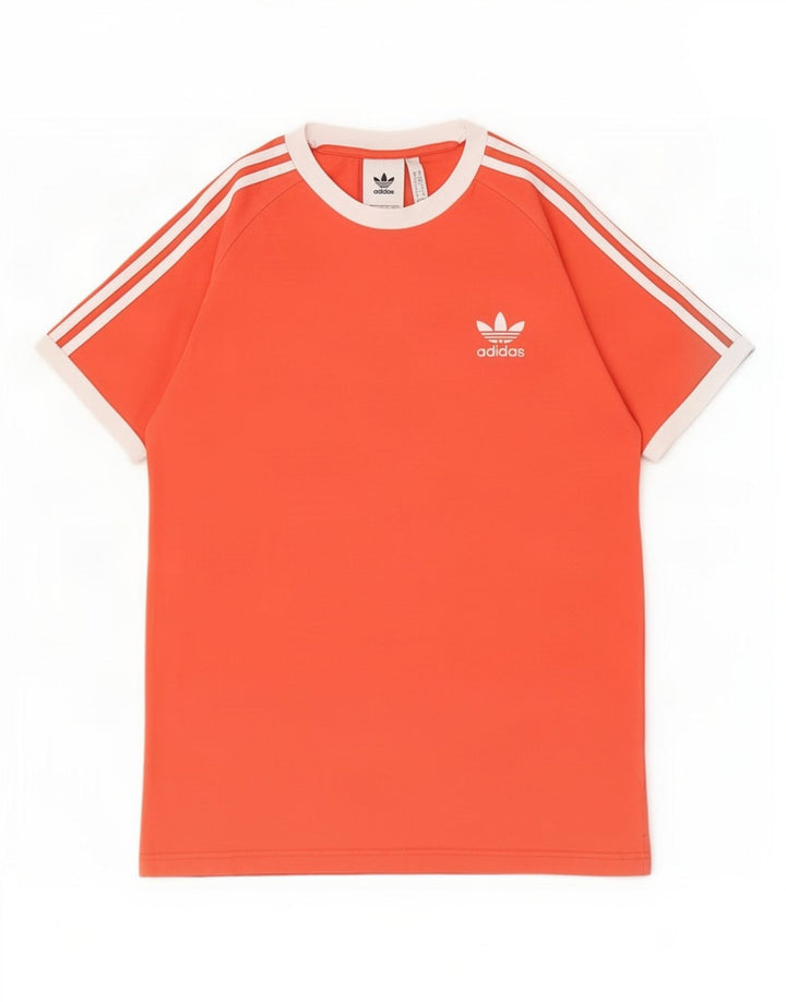 Ανδρικό T-Shirt Adidas Τοπ μεσαίο κόκκινο βαμβακερό