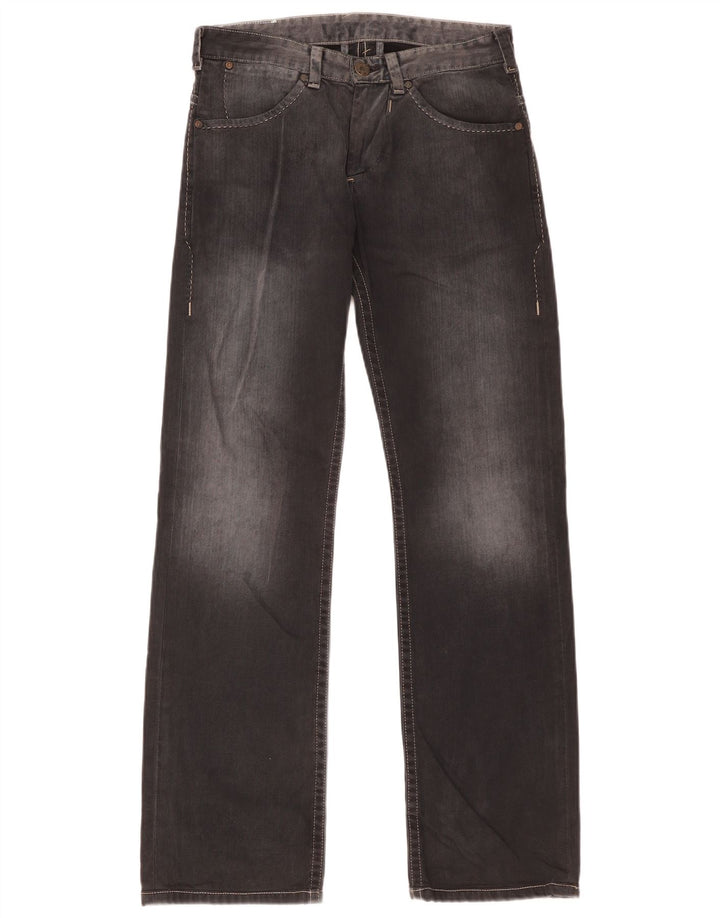 Ανδρικό τζιν ίσιο Levi's W30 L34 Γκρι βαμβακερό