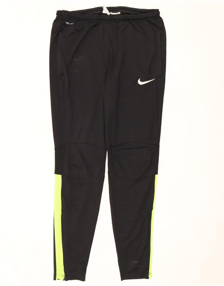 Ανδρικό παντελόνι αθλητικής φόρμας Nike Dri Fit, μεσαίο μαύρο χρώμα