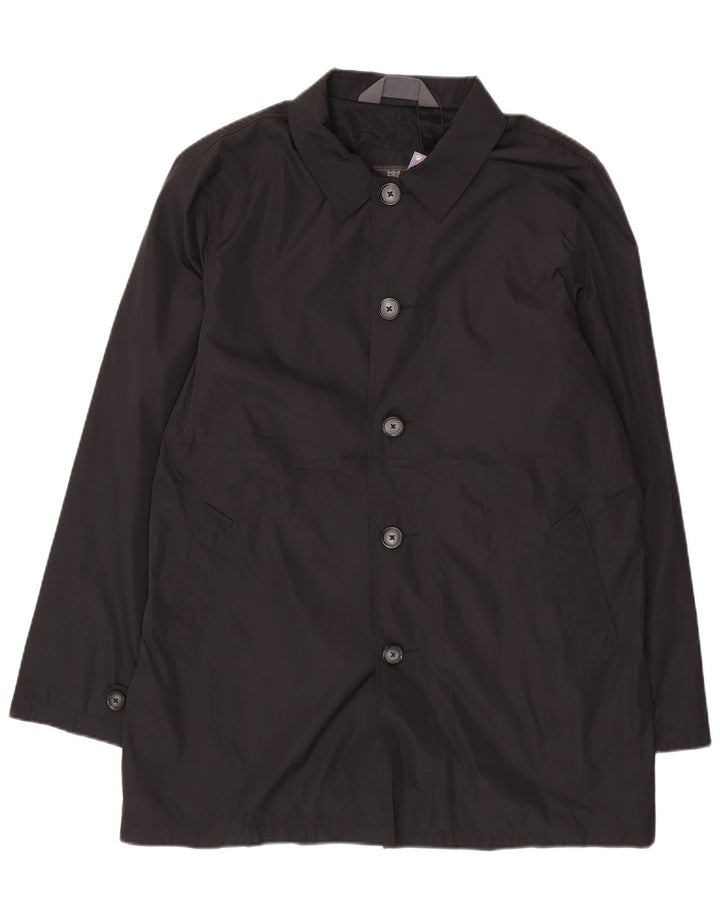 Ανδρικό μπουφάν βροχής Marks & Spencer UK 42 XL Μαύρο Πολυεστέρας