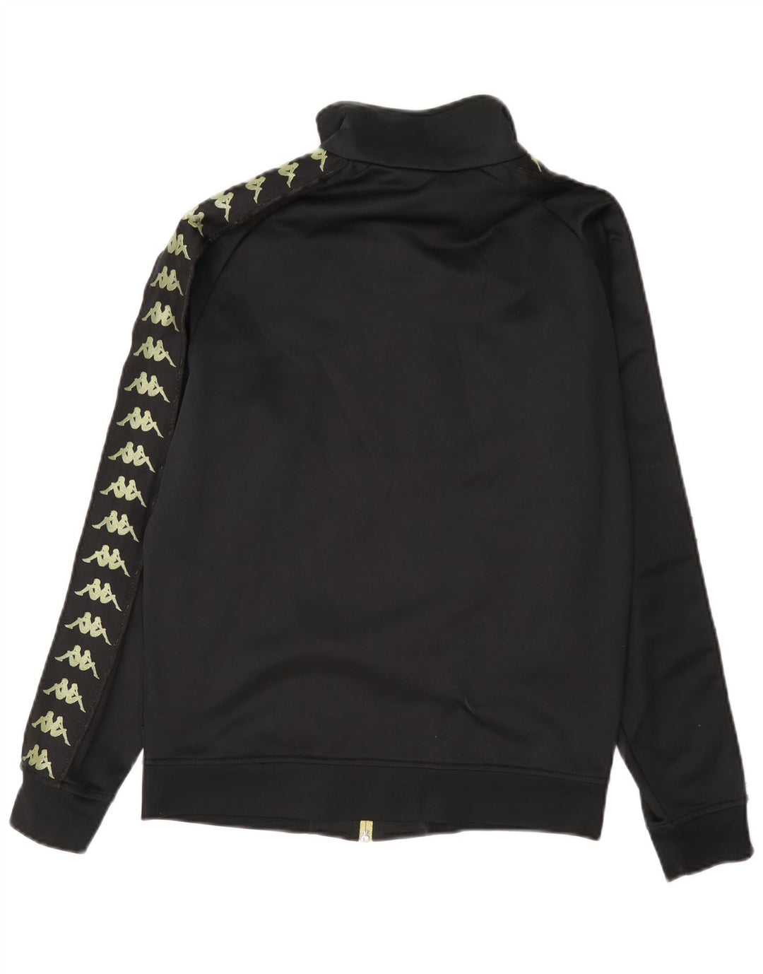 Γυναικεία αθλητική φόρμα γραφικών Kappa Top Jacket UK 12 Medium Black Polyester