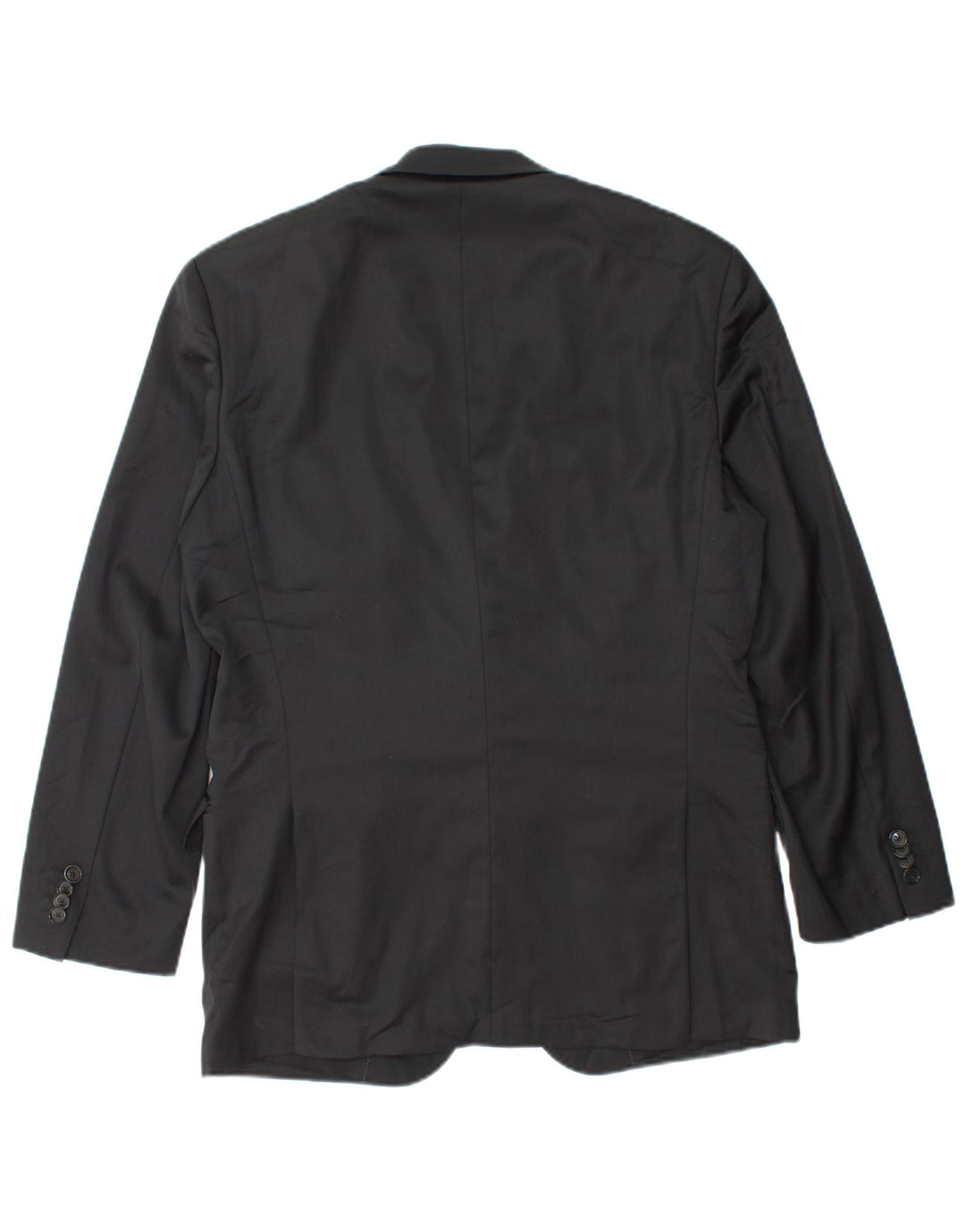 HUGO BOSS Mens 2 Button Blazer Jacket IT 48 Medium Black Wool