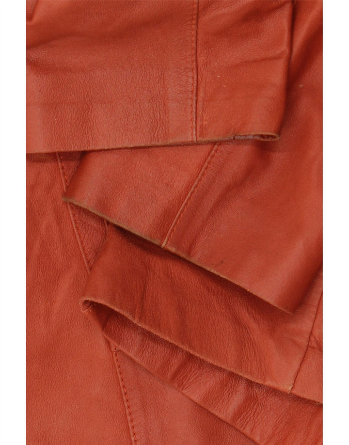 ELEGANCE PARIS Γυναικείο σακάκι σακάκι με 2 κουμπιά UK 20 2XL καφέ δέρμα